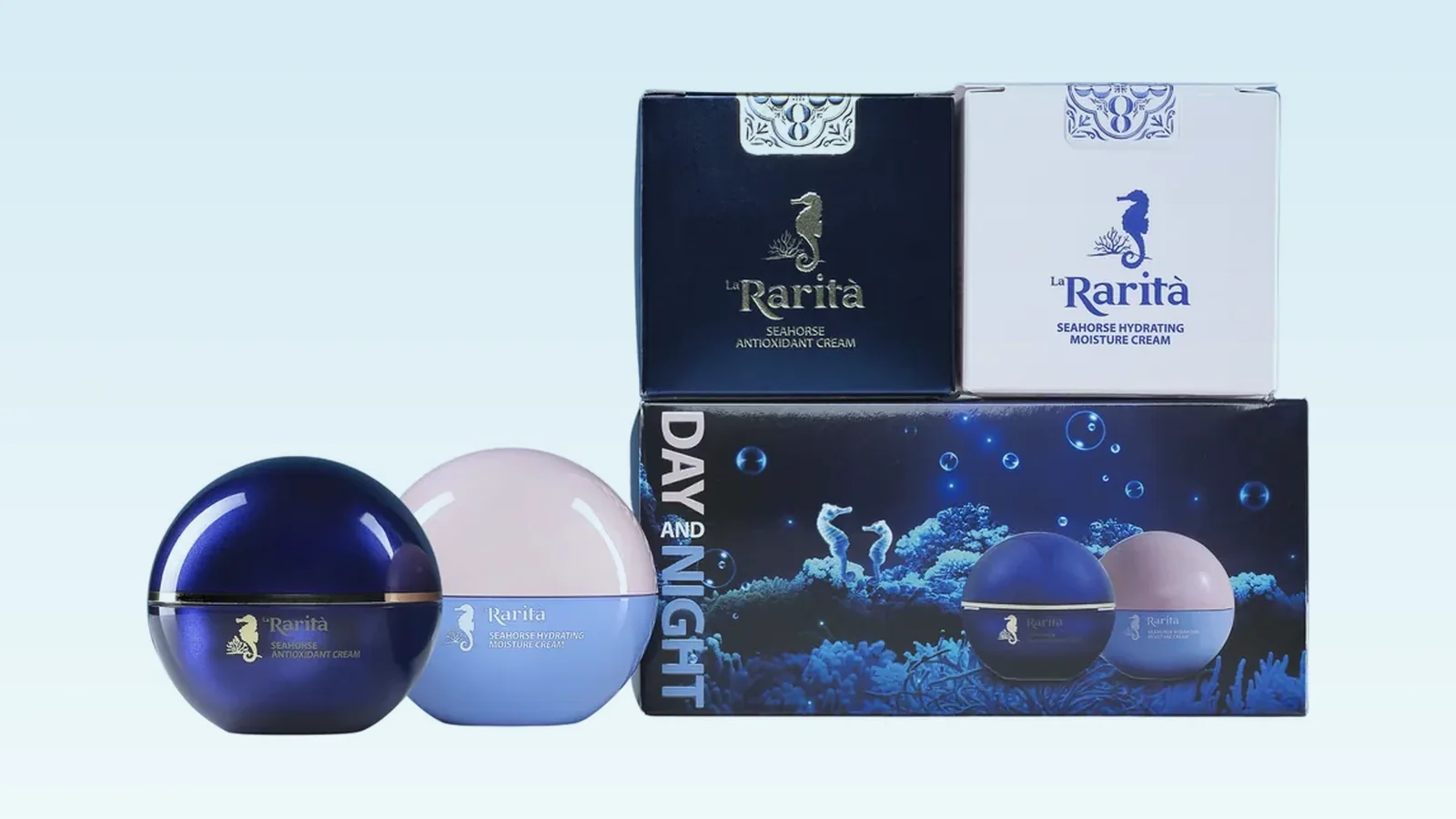 La Rarita Seahorse Multi Active Peptide Cream Set