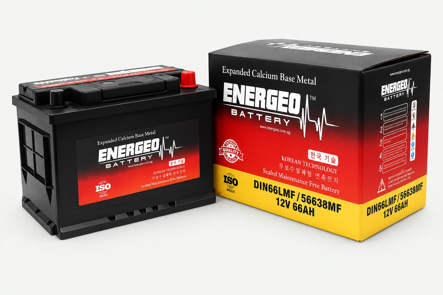 Energeo battery and packaging