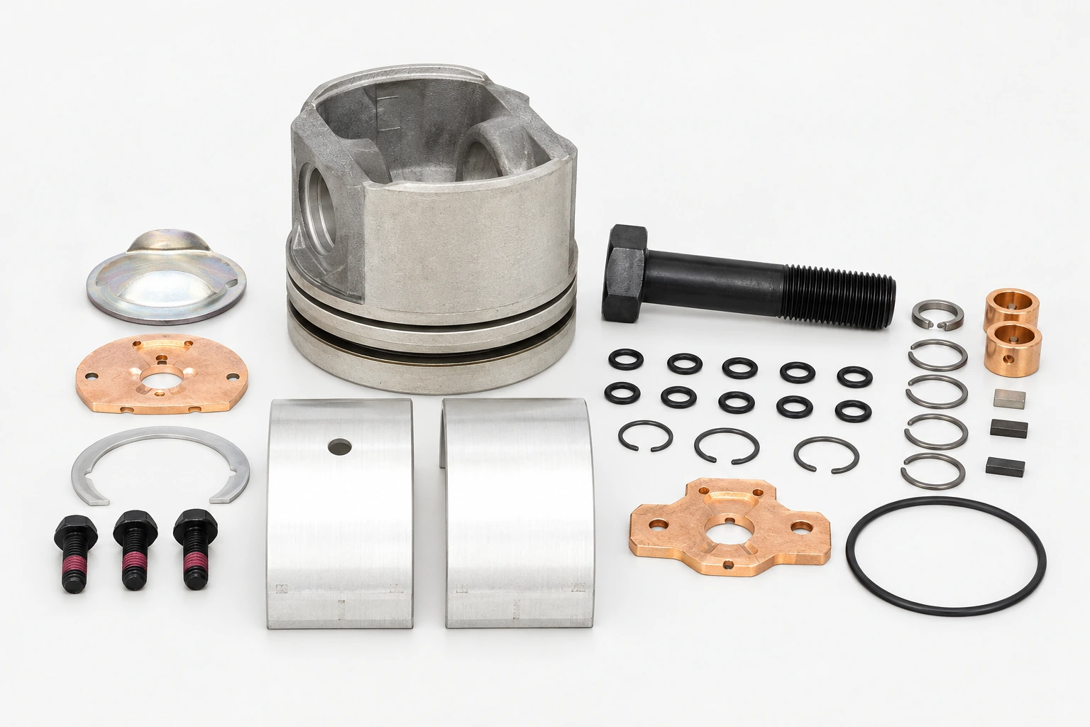 Piston and gasket parts