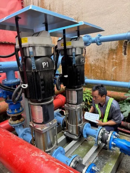 Pump servicing