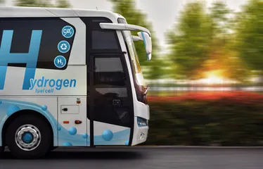 Hydrogen fuel cell bus