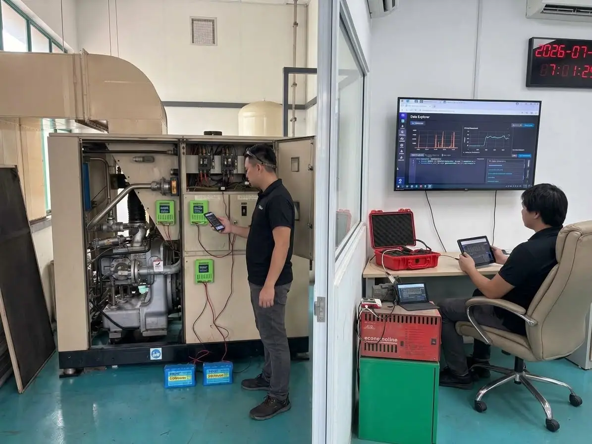 Remote monitoring of compressor performance