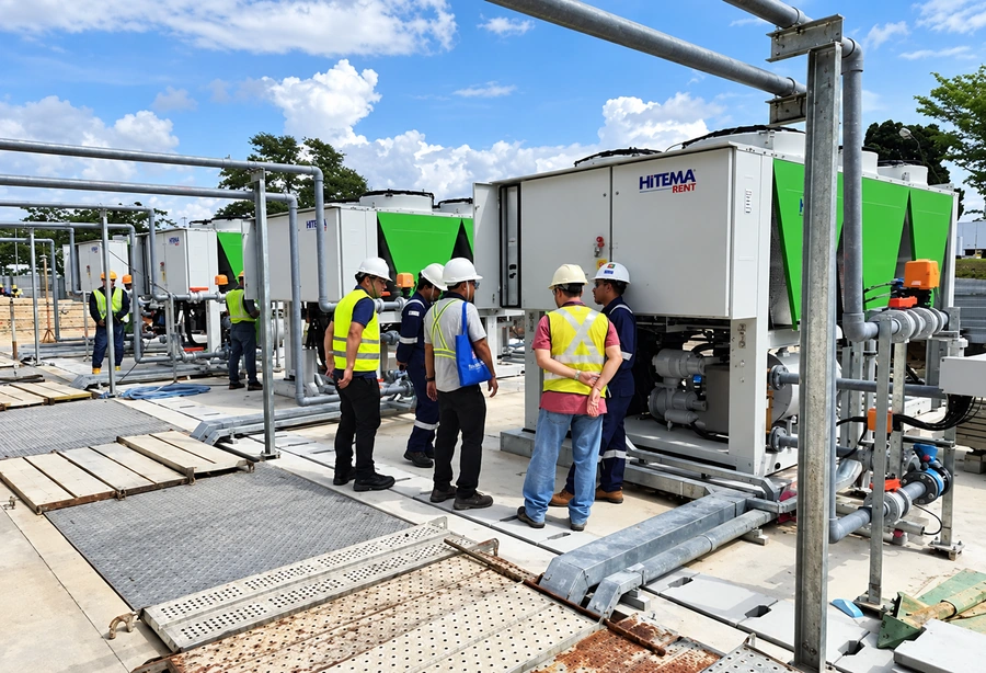 Field service on a chiller system