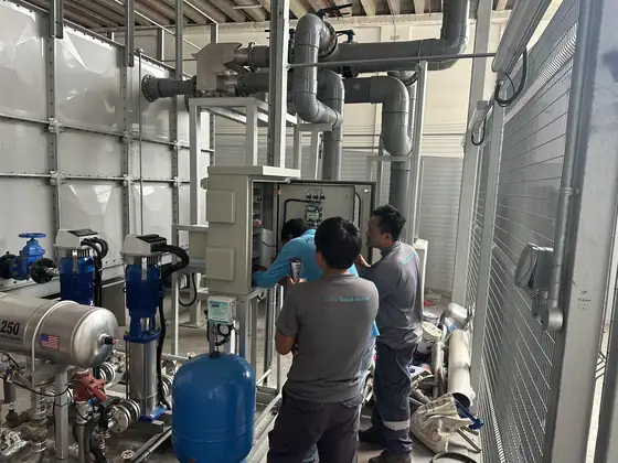 Field service on a pump system