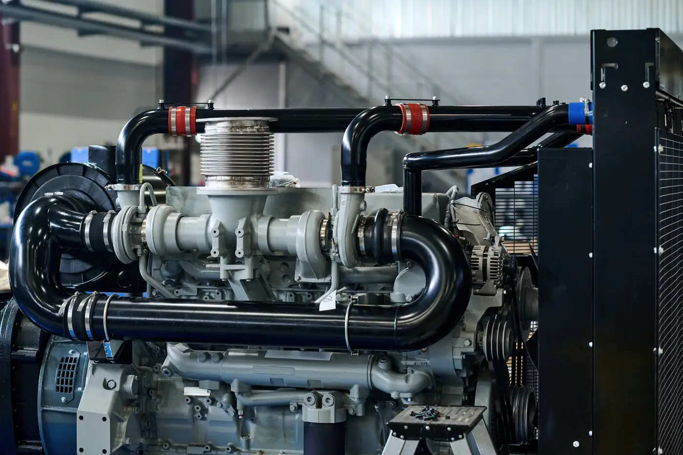 Mobile power generation engine