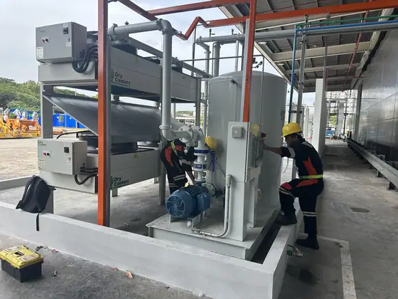 Preventive maintenance on a packaged industrial cooling system