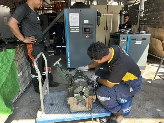 Compressor repair and overhaul
