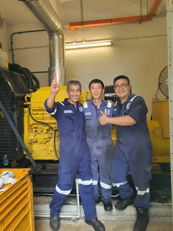 Engine overhaul at the INNEOVA workshop