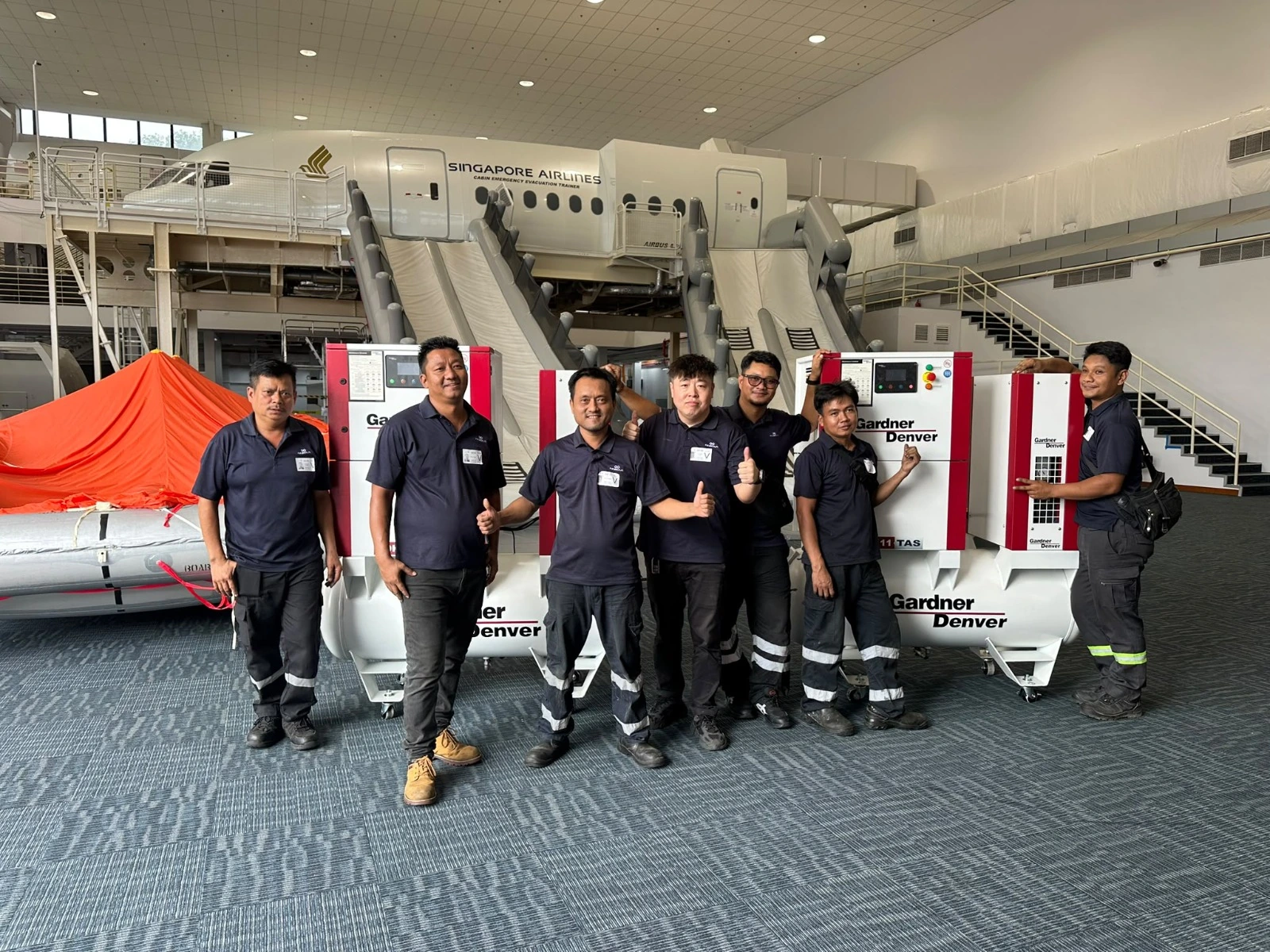 INNEOVA team with Gardner Denver compressors