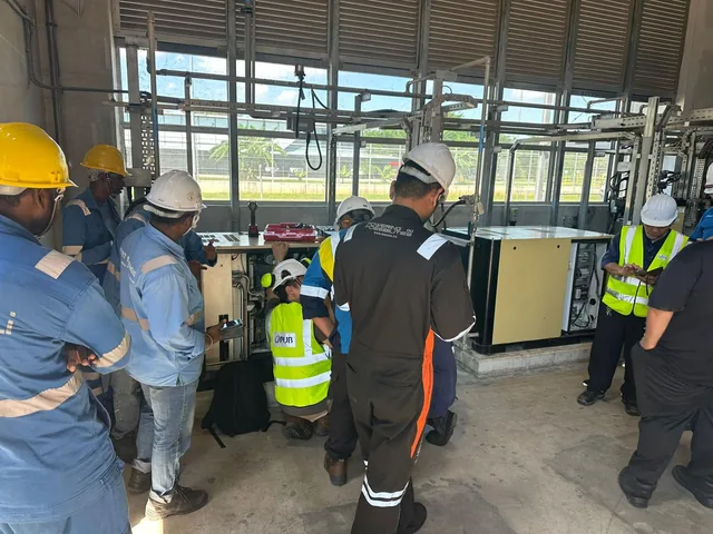INNEOVA engineers providing on-site technical support